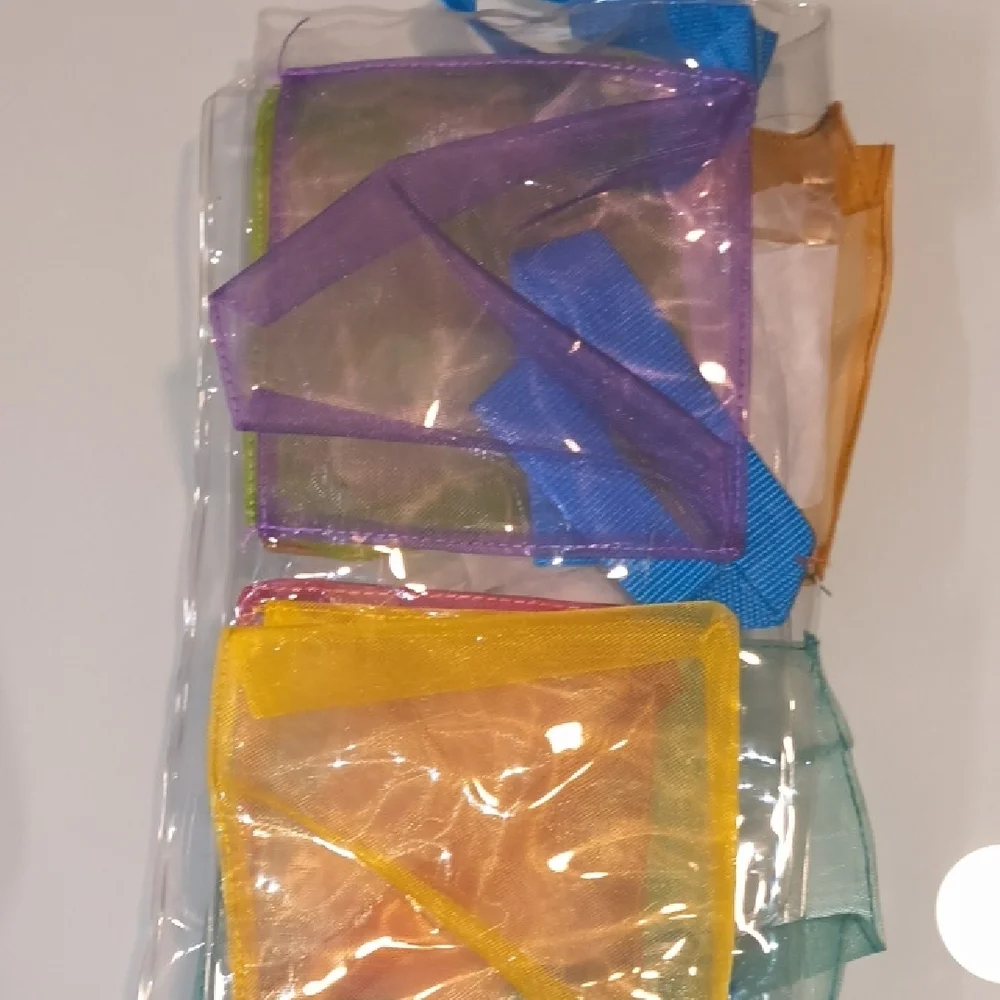 Orange and Blue Bathroom Organizer
